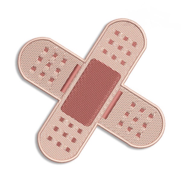 Cross Band Aids Bandages Machine Embroidery Design Digitized INSTANT DOWNLOAD pes dst