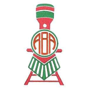 Polar Express Monogram Train Christmas Design Monogram Machine Embroidery INSTANT DOWNLOAD pes dst