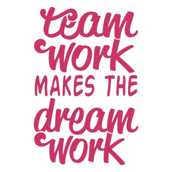 Download Team Work Makes The Dream Work Pack Cuttable Design SVG ...