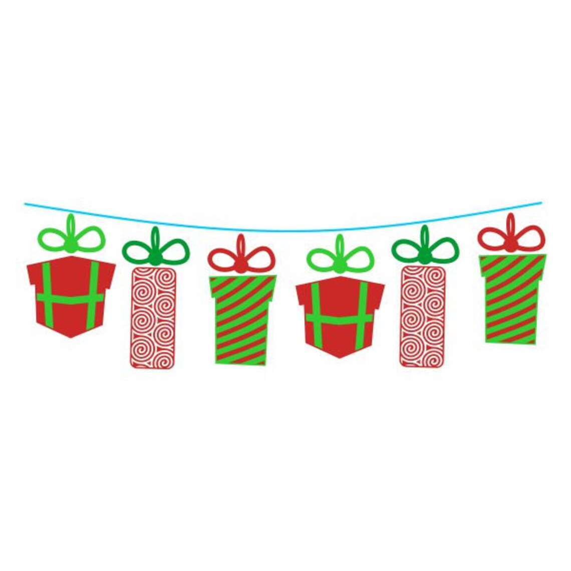 Christmas Banner Cuttable Design SVG PNG DXF & Eps Designs | Etsy