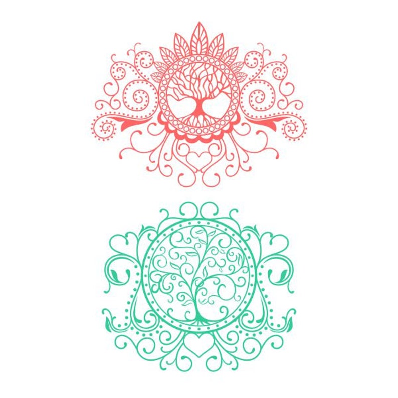 Free Free 228 Cricut Tree Mandala SVG PNG EPS DXF File