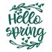 Hello Spring Pack Cuttable Design SVG PNG DXF & Eps Designs - Etsy