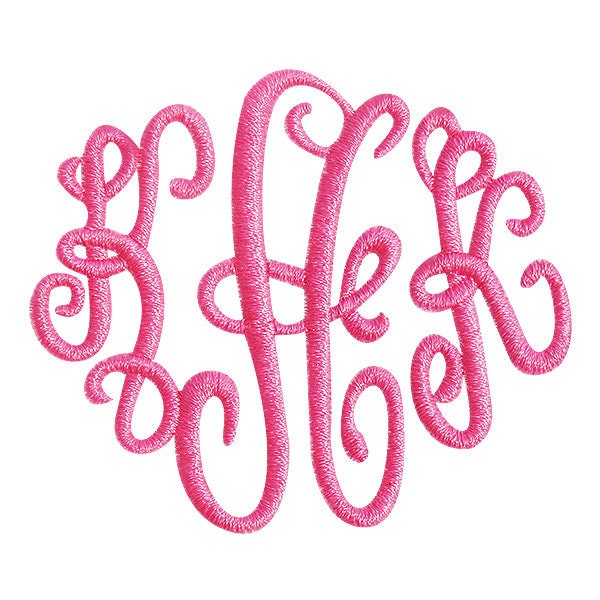 Curlz Fun Circle Monogram Machine Embroidery Font Alphabet Letters INSTANT DOWNLOAD pes dst