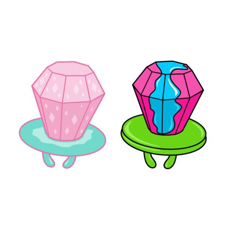 Ring Pop Cuttable Design Pack SVG PNG DXF & Eps Designs Cameo Etsy
