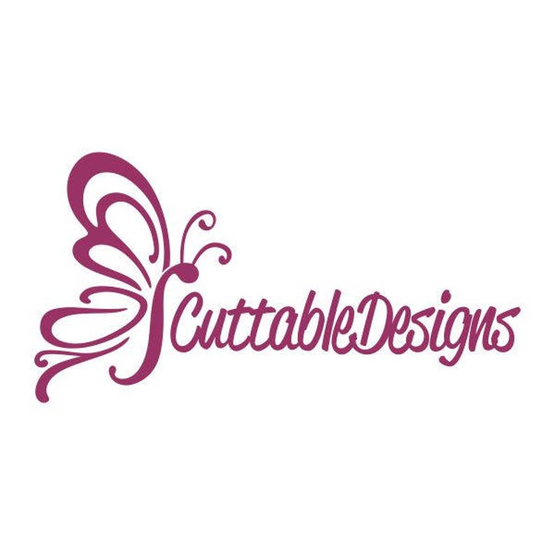 Download Butterfly Frame Monogram Cuttable Design SVG PNG DXF & eps ...