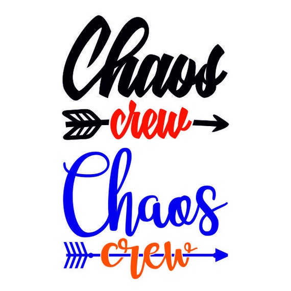 Chaos Crew School Teacher Student Cuttable Design SVG PNG DXF - Etsy