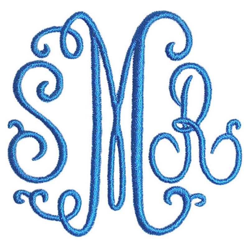 Suzanne Curlz Embroidery Font Monogram Machine Embroidery Font Etsy