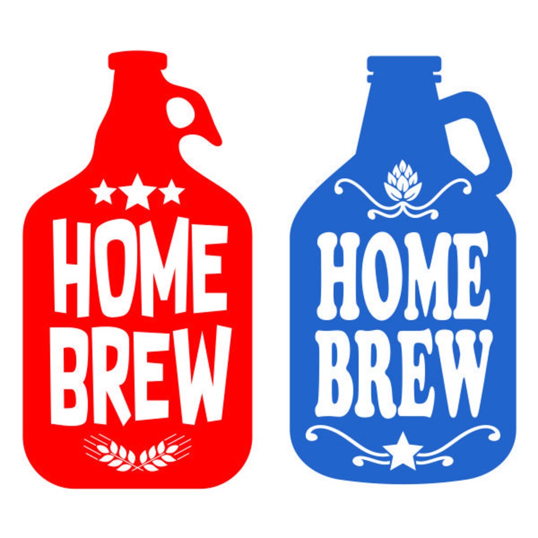 Home Brew Beer Growler Cuttable Design SVG PNG DXF & Eps Etsy