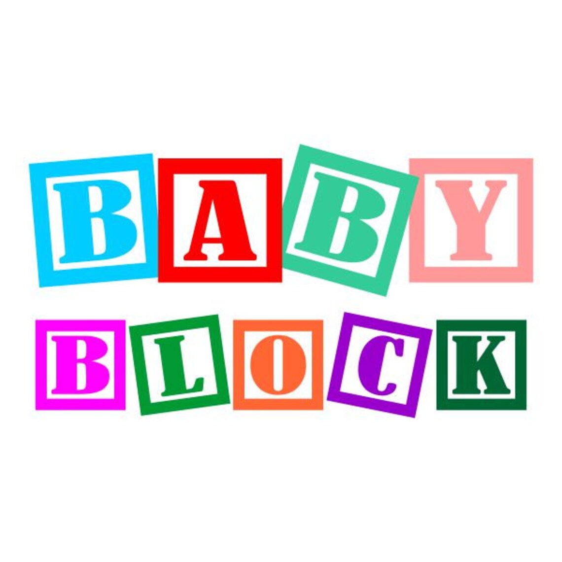Baby Toy Blocks Font Cuttable Design SVG PNG DXF & Eps Designs Etsy India
