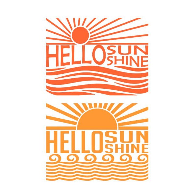 Download Hello Sunshine Cuttable Design SVG PNG DXF & eps Designs Cameo | Etsy