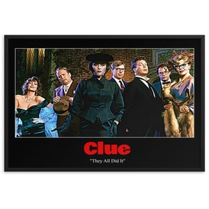 Clue movie "they all did it" poster