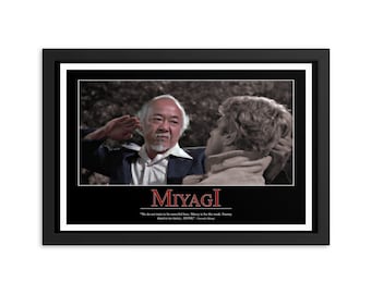 Descarga digital Mr Miyagi "Karate Kid" Póster de la película