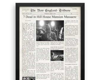 Clue Movie Newspaper poster digital download