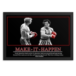 11x17 Rocky Motivational poster
