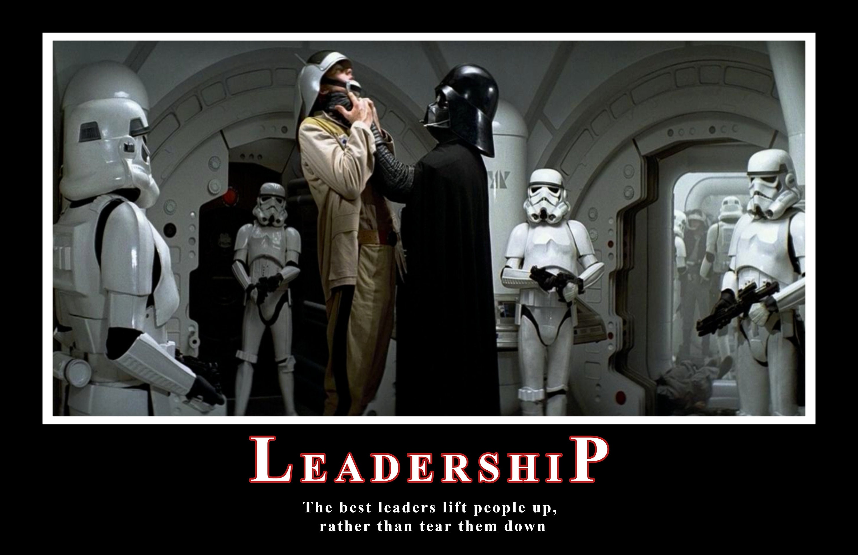 Darth Vader leadership Poster Etsy