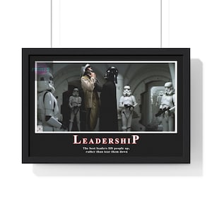 Darth Vader "Leadership" Poster