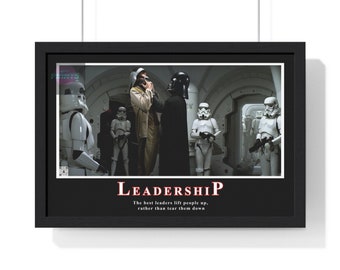 Darth Vader "Leadership" Poster