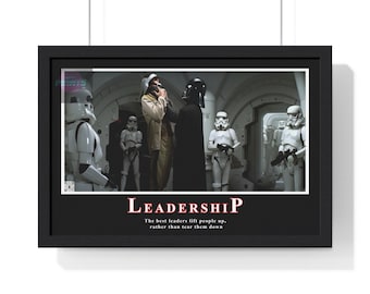 Digital download of Darth Vader &quot;Leadership&quot; Poster