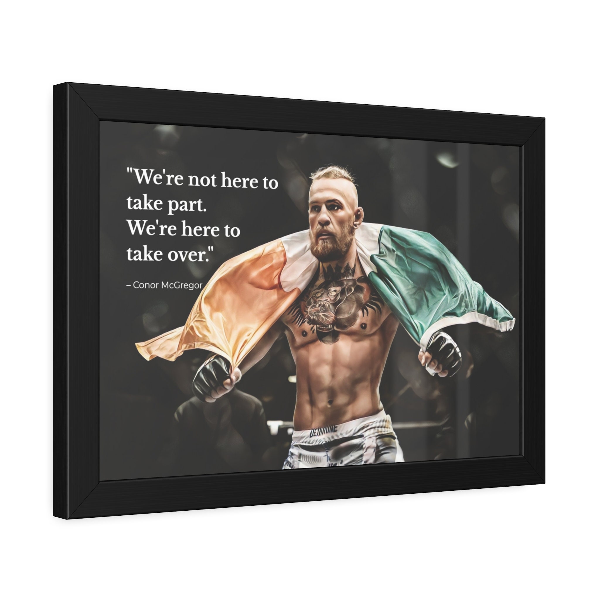 コナー・マクレガーのモチベーションポスター - 成功、決意、そして