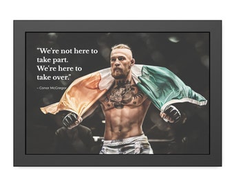Conor McGregor Motivational Poster - Inspiring UFC Legend Artwork for Success, Determination & Power (digital download)