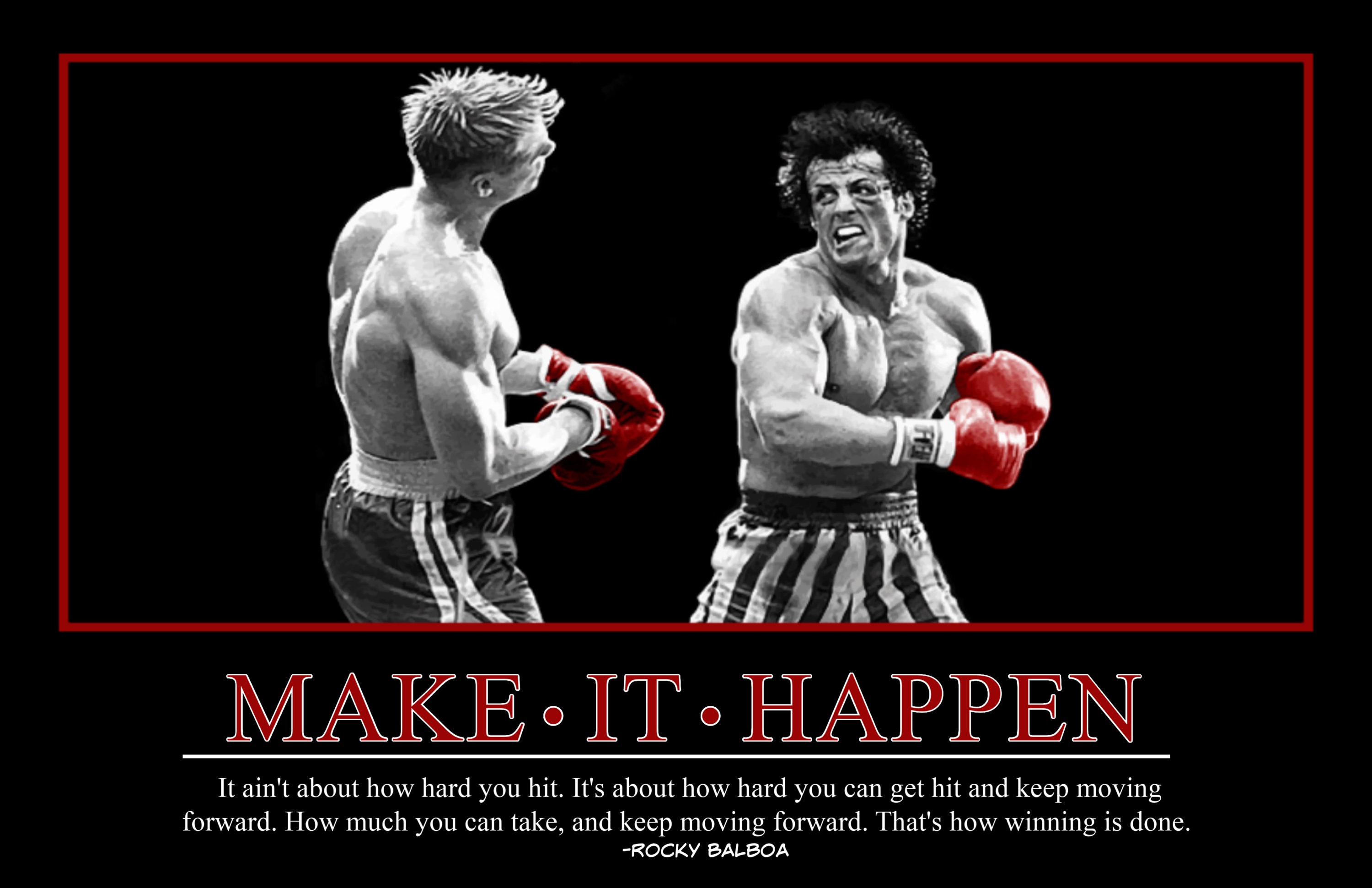 Digital Download 11x17 Rocky Motivational poster