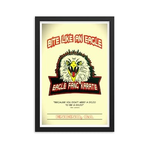 Digitale Download Eagle Fang Karate poster