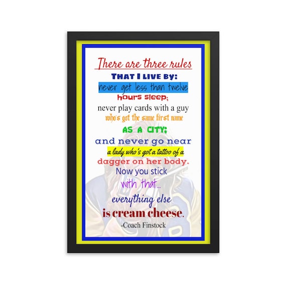Teen Wolf Coach Finstock Quote Poster Etsy