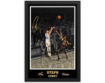 Steph Curry over Lebron (digital file)