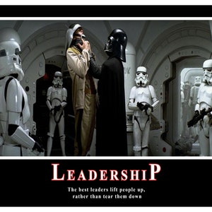 Darth Vader &quot;Leadership&quot; Poster