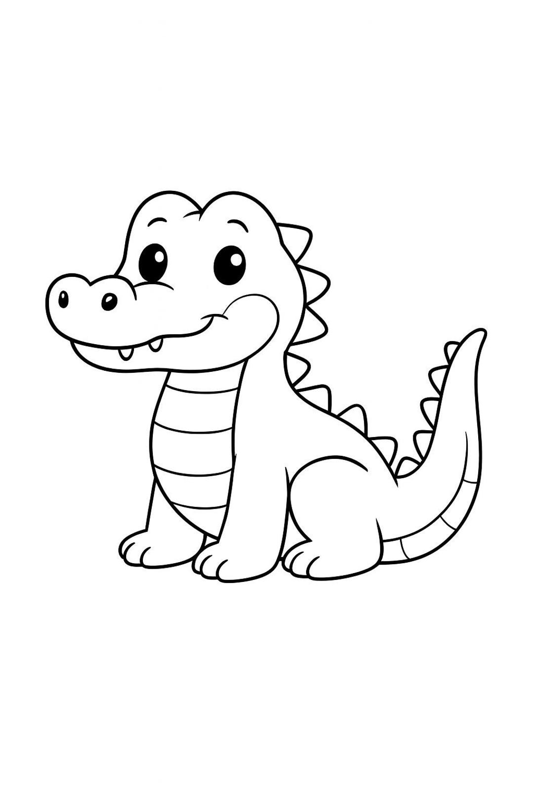 Kids Animal Coloring Book 20 Cute Animal Coloring Pages for Toddlers ...