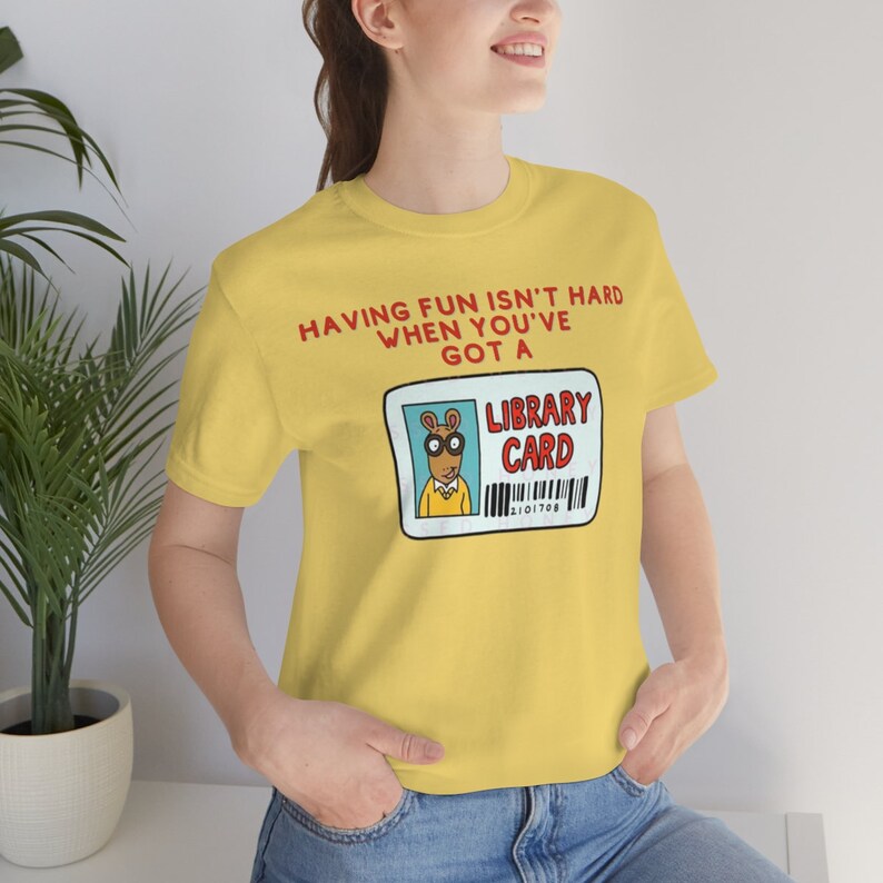 Having Fun Isn't Hard Library Card Lyrics Having Fun Isn't Hard When You've Got A Library Card - Etsy