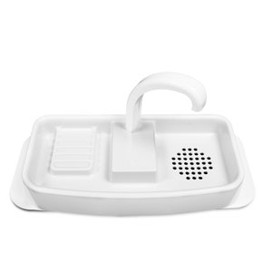 Sink Twice &quot;Adaptable version&quot; water and space saving toilet top sink that uses clean water for handwashing and soapy water for flushing