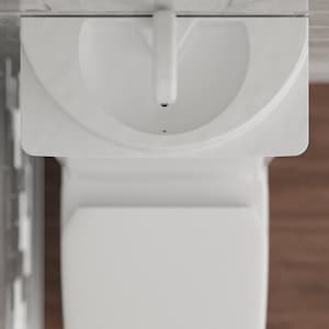 Sink Bigger water and space saving toilet tank lid for rectangular tanks larger than 18" and smaller than 20" (by Sink Twice)