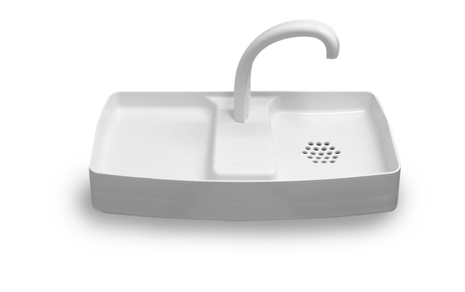 5th Gen SinkTwice "Sinko" for tanks 16.5" - 17.5" wide measured with lid off