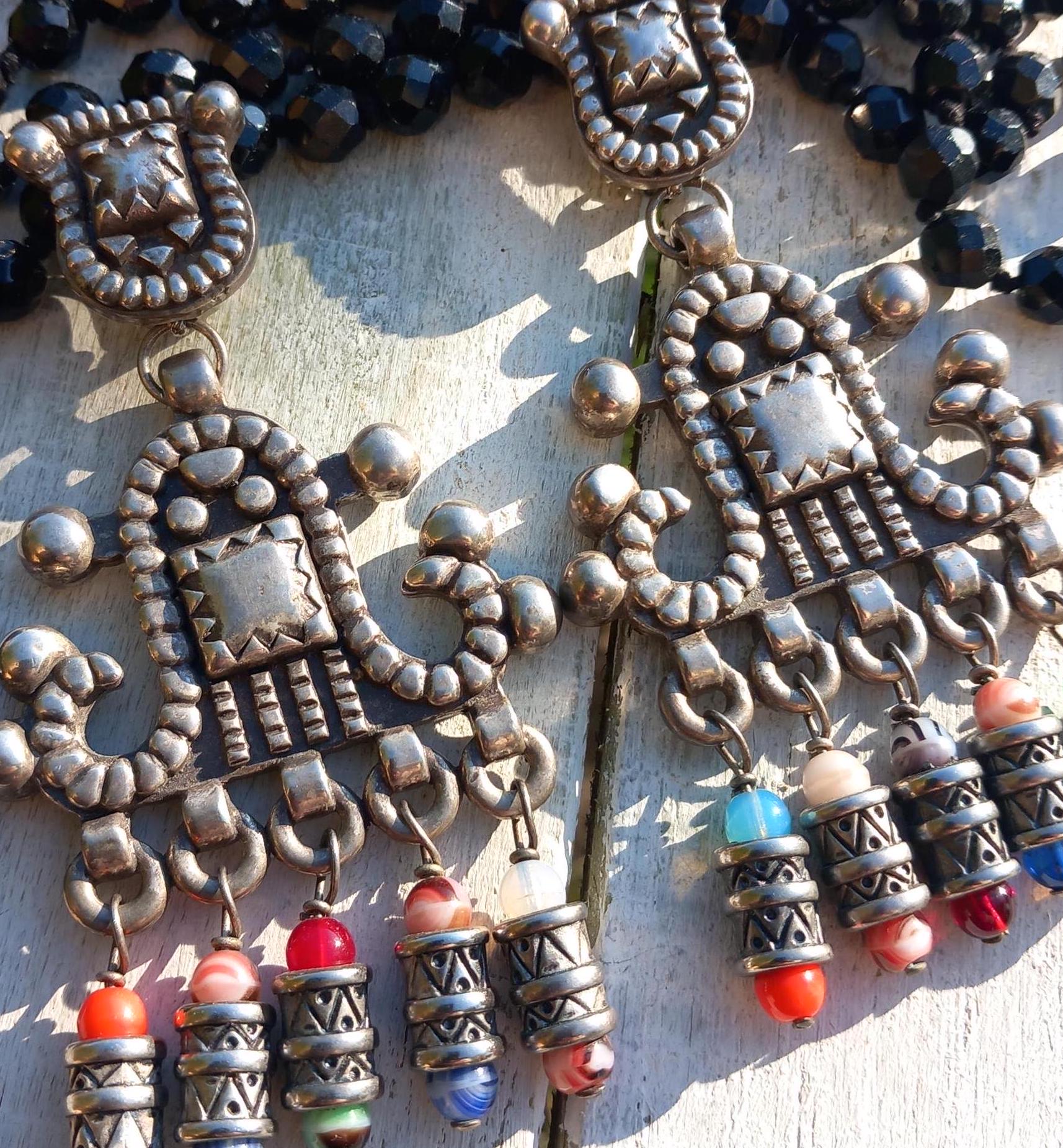 Collier Vintage Kalinger - Bijou D'occasion - Style Rétro - À Restaurer Ou à Porter