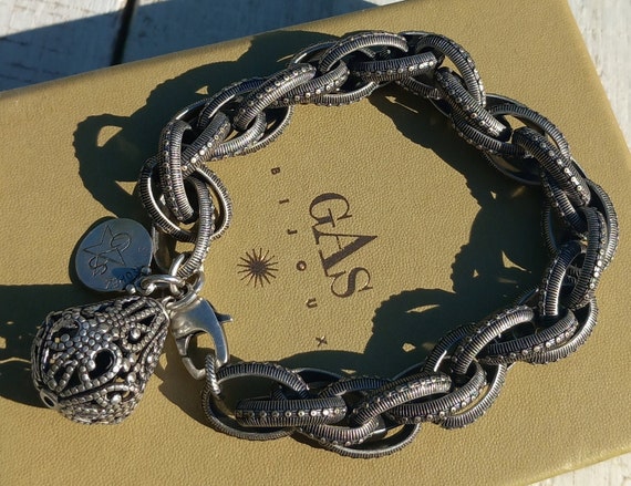 Vintage bracelet GAS St TROPEZ French Designer La… - image 7