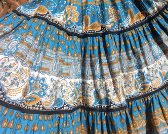 Jupe SOULEIADO authentique Jupe Provençale signée Souleiado Full Circle Skirt Jupe Provençale French provencal skirt signed Souleiado