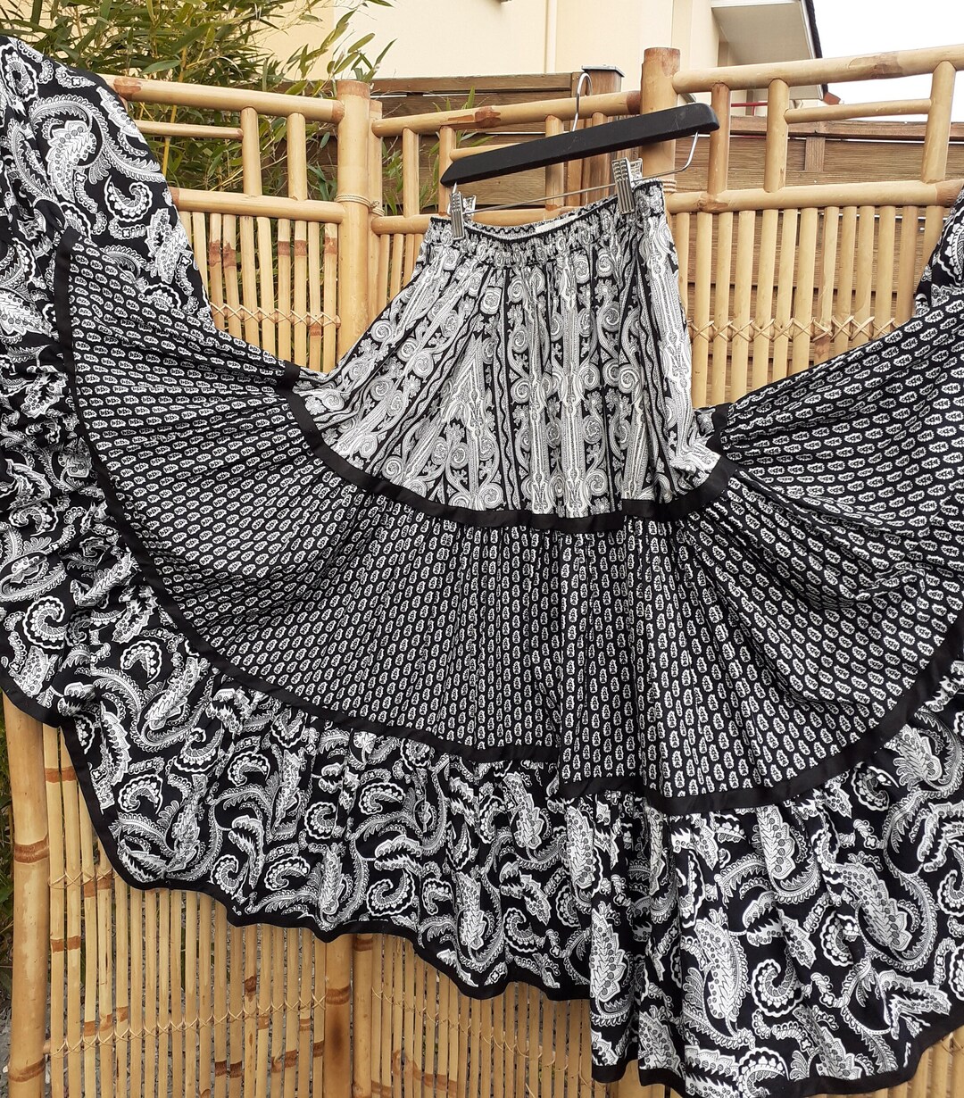 MISTRAL Provençal Skirt Les INDIENNES De NIMES Vintage Etsy