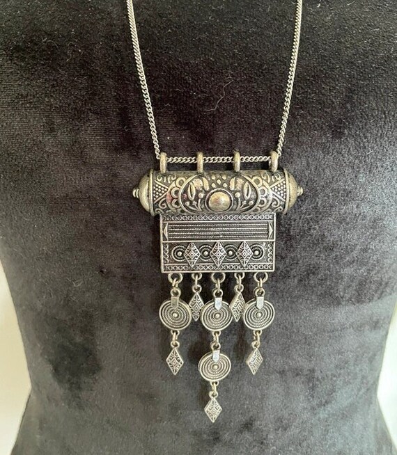 Collier SCOOTER PARIS boho ethnic necklace Imposa… - image 1