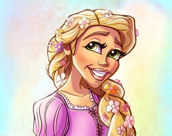 Cartoon Portraits Star Wars Disney Par Brittneyannart Sur Etsy