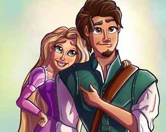 Cartoon Portraits Star Wars Disney Par Brittneyannart Sur Etsy