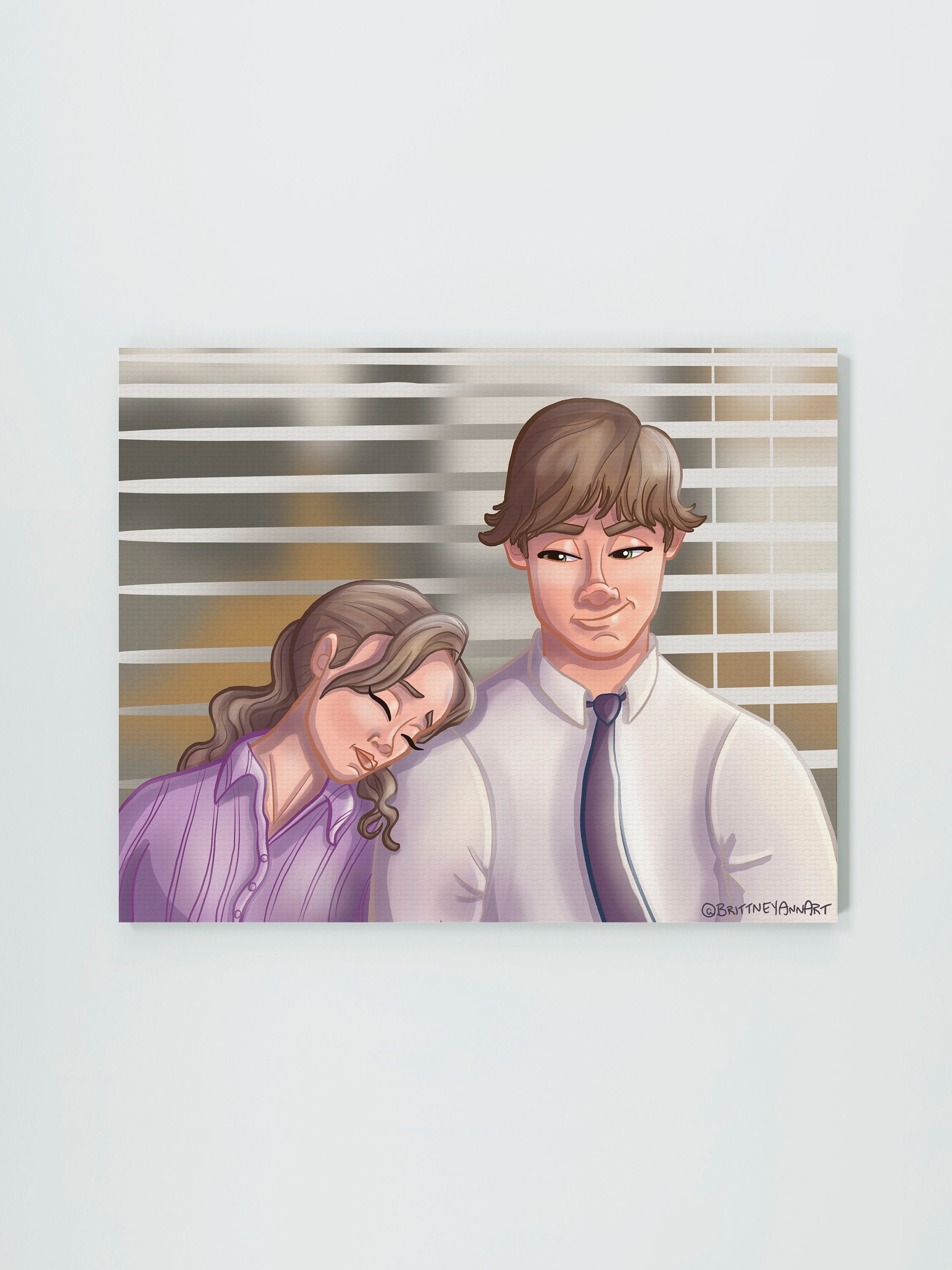 Pam Beesly Office Building Watercolor Painting Poster Dunder Mifflin Paper  Company Inc. Gift Poster for Sale by MyPartyShirt