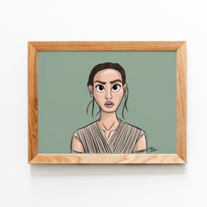 The Last Jedi Fan Art, The Force Awakens, Prismacolor Pencil Drawing, Cartoon Art Luke Skywalker Star Wars Colored Pencil Drawing
