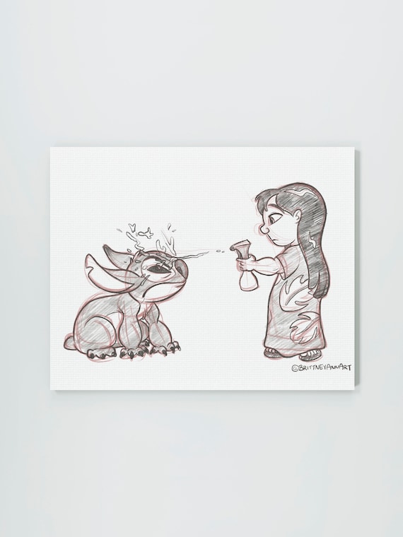 Lilo and Stitch Gifts Disney Canvas Art, Stitch Disney, Lilo, Disney  Drawing, Disney Office Decor, Disney Gifts, Disney Art, Disney Wall Art 