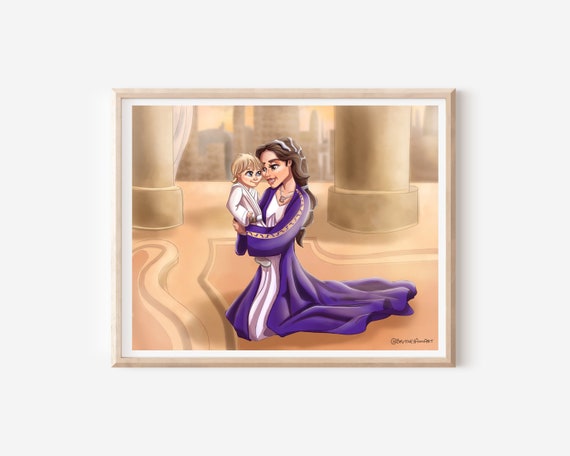 パドメ・アミダラ ルーク・スカイウォーカー ウォールアート デジタル