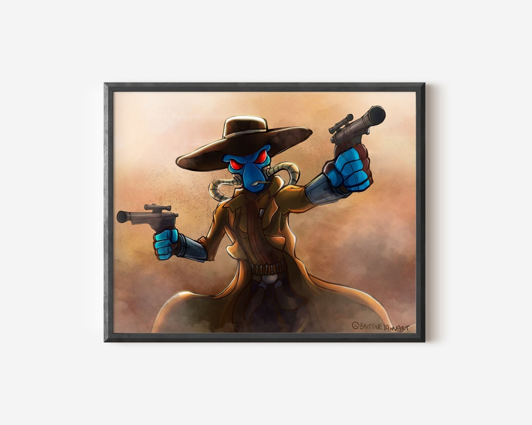Cad Bane Star Wars Painting | Star Wars Art Print - Etsy