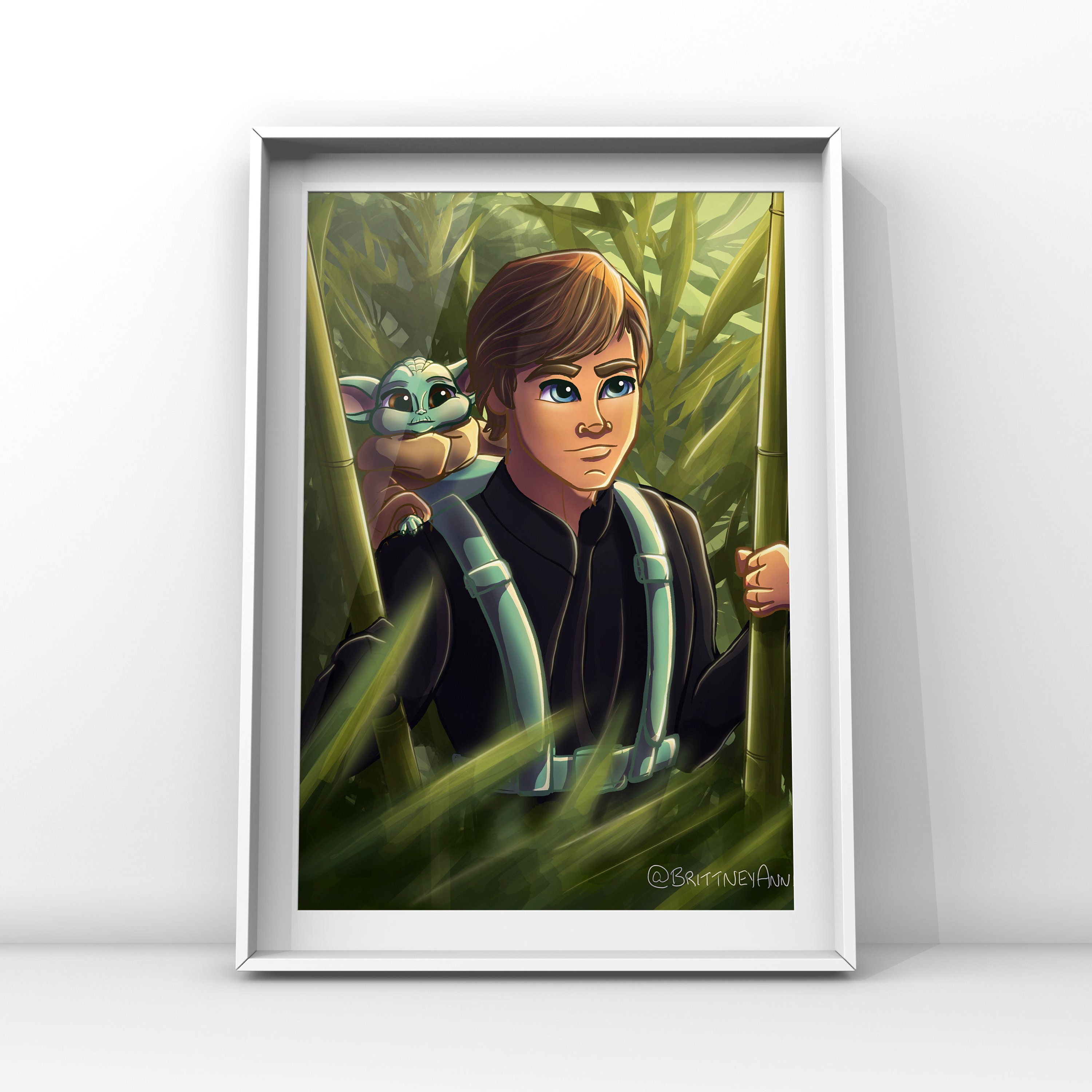 graffiti art スターウォーズ ヨーダ(手描き)美品