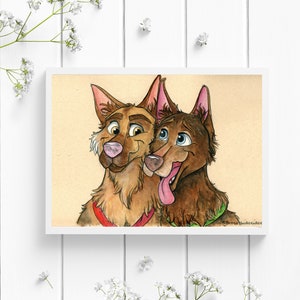 German Shepherd Gift, German Shepherd Mom Dog Wall Art