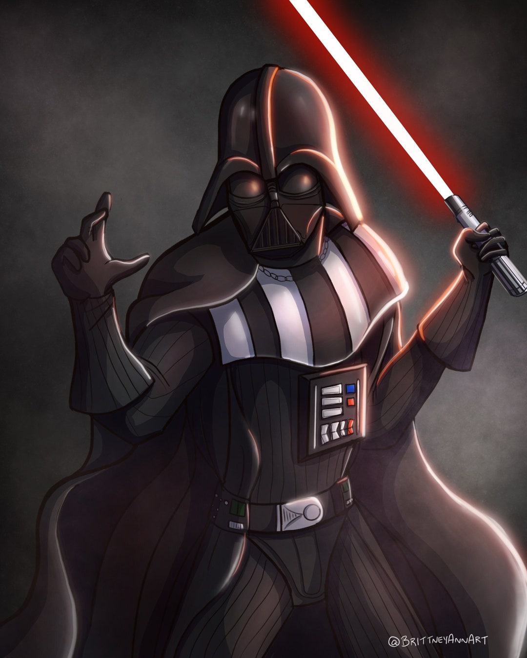 ダース・ベイダーのポスター、スター・ウォーズ『帝国の逆襲』の挿絵