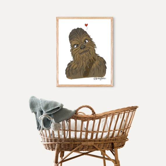 Chewbacca Star Wars Art Star Wars Baby Baby Shower Gift Etsy Chewbacca Star Wars Art Star Wars Baby Baby Shower Gift Etsy